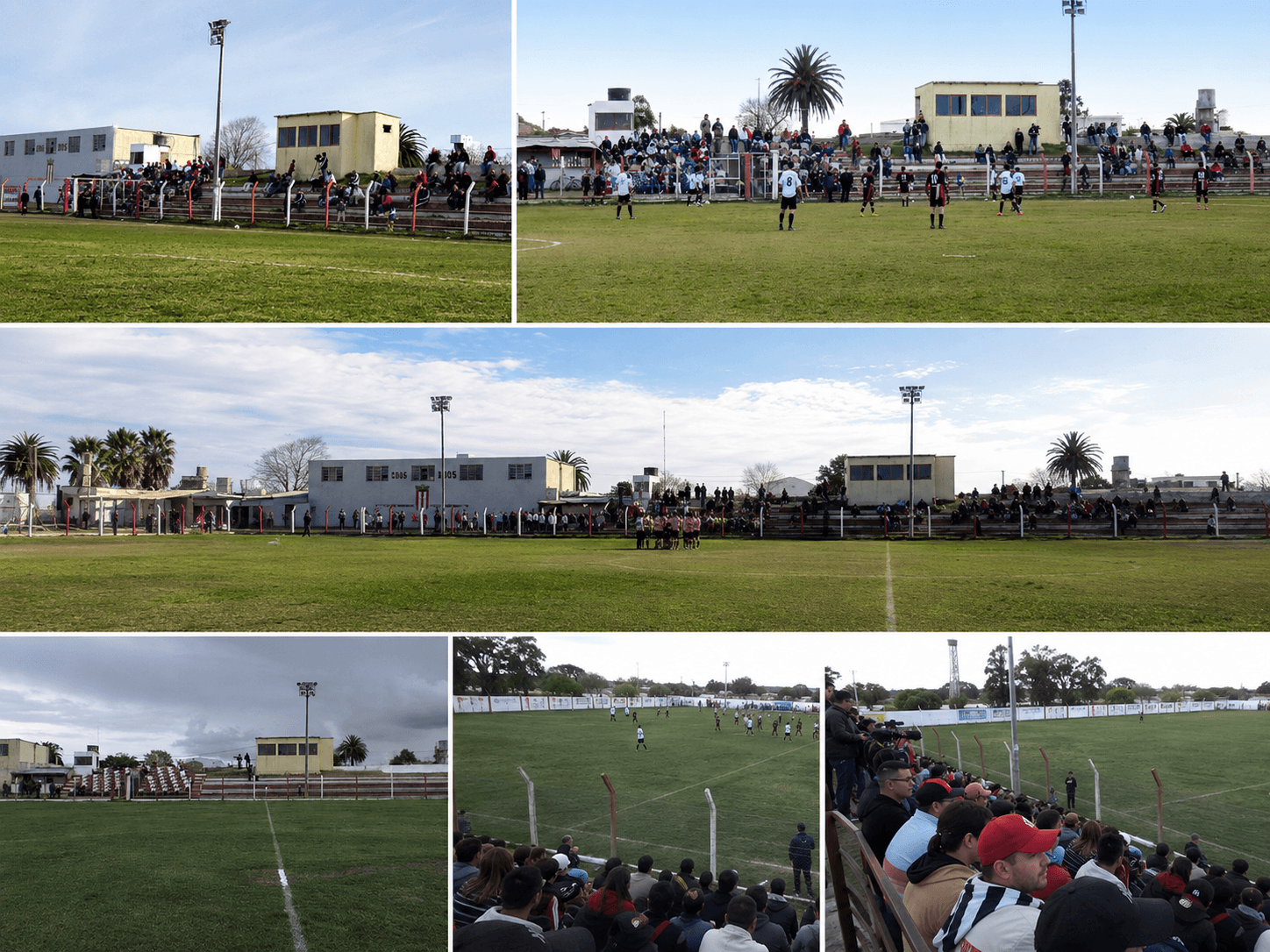 Cancha y tribuna del Atlético Fernandino.