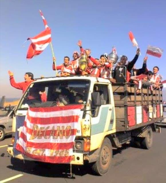 Hinchada del Atlético Fernandino.