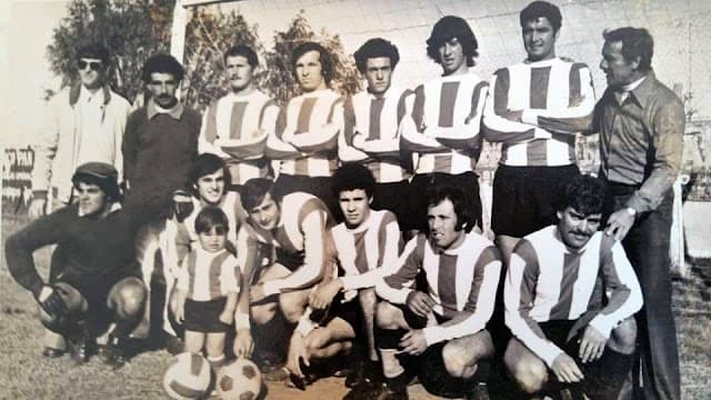 Plantel de Atlético Fernandino en 1968.
