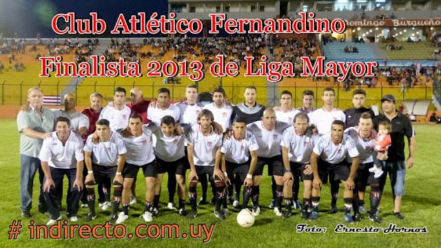 Plantel de Atlético Fernandino en 2013.