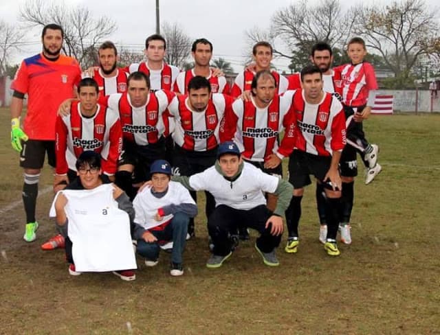 Plantel de Atlético Fernandino en 2015.